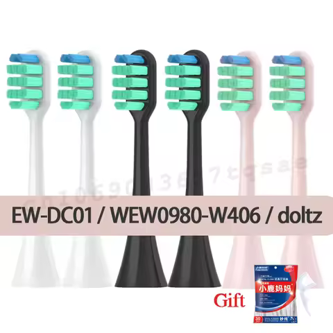 Panasonic Electric Toothbrush Heads For EW-DC12/DL40/DL75/DL82/DL83/DL84/PDL54/PDP51/DC01/DC02 DuPon