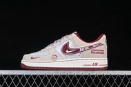 Nike Air Force 1'07 Low 淺米酒紅 空軍一號低幫休閑板鞋 SS1979-012