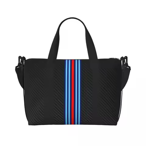 M-Martini Racing Travel Bag Male Female Large-Capacity Hand Luggage Sports Fitness Bag Travel Packag