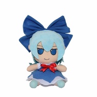 620Japan Anime TouHou Project Cirno Fumo Cosplay Cute Girl Doll Plush Stuffed Pillow Sitting Toy Boy