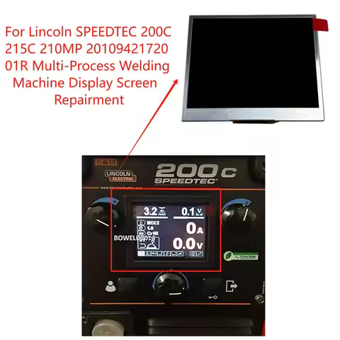 Original LCD Display for Lincoln SPEEDTEC 200C 215C 210MP 2010942172001R Multi-Process Welding Machi