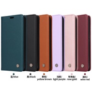 Samsung A30/A50/A70/A21S/A51/A71 (4G) (5G) -- [YIKATU] YK001 Strong Magnetic Mobile Phone Leather Ca