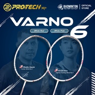 PROTECH Varno 6 (White Red / White Pink) Roslin Hashim & Vivian Hoo Badminton Racket - 4UG2 Max Tens