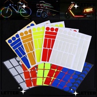LET Bike Reflective Stickers Security Cycling Accessories Night Safty Warning Wheel Rim Sticker