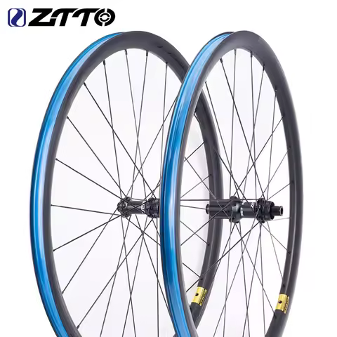 ZTTO 700C Gravel Bike Wheelset CenterLock Disc Brake Wheel 30mm Depth 22mm Width Rim F/V HGR XDR Hub