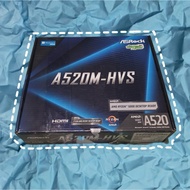 ASROCK A520M-HVS MOTHERBOARD AM4 SOCKET USED READY TO USE