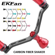 EKfan 105mm for Shimano  Fishing Reel parts Carbon fiber aluminum alloy material Double handle Spinning reel sea DIY Spinning fishing reel tools
