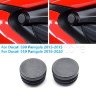 Motorcycle Accessories Frame Hole Cover Caps Plug Decorative Frame Cap For Ducati 899 Panigale 2013-
