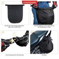 SMARTSIMPLE Portable Motorcycle Helmet Storage Bag with Combination Lock Anti-Theft Luggage Storage 