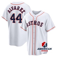 Men's MLB Houston Astros Yordan Álvarez White Home Player Baseball Jersey