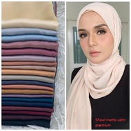SHAWL SATIN MATTE AISYAH EXCLUSIVE