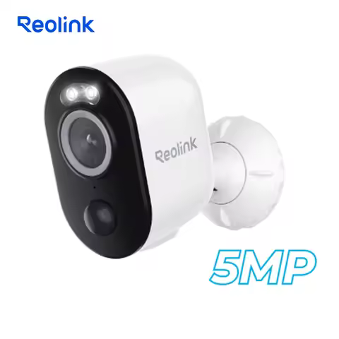 REOLINK 5MP Outdoor Wireless Security Cameras Dual-Band WiFi Battery Camera Smart Detection Solar IP