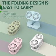 goojodoq fan jisulife fan 2022 New Style Double Fan Blade Fan Dual Motor Rapid High Wind Summer Cool