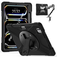 Shockproof case for 2024 2025 iPad Pro 11'' A2836 A2837 A3357 A3358 A3359 M4 M5 anti-fall cover can 