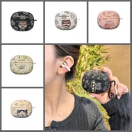 Matte Cute With Keychain Case for Baseus MC1 Protective Earphone Casing Baseus MC1 Cover