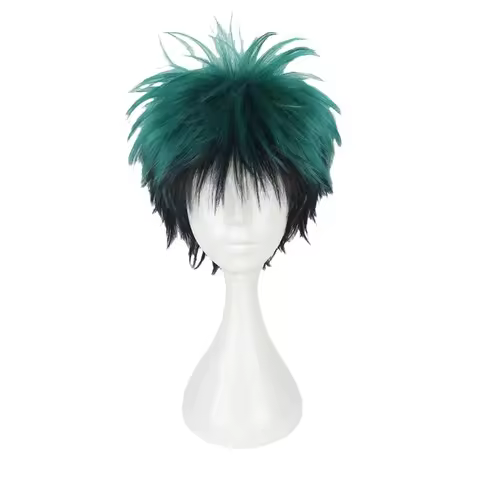♥ 2026 New Midoriya Izuku Deku Cosplay Costume Anime My Hero Academia Uniform Wigs for Halloween Chr