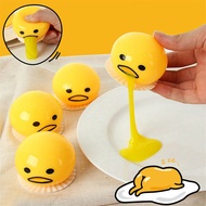 Squishy Puking Egg Yolk Stress Ball With Yellow Goop Relieve Stress Squeeze toys