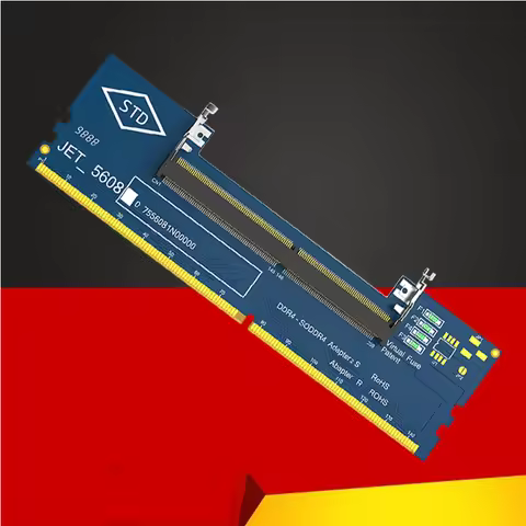 Laptop SO DDR4 Memory Card Tester Notebook DDR4 SODIMM to Desktop DDR4 Adapter Expansion Card Riser 