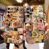 Lovely Naughty Cats Soft Black Silicon TPU Cell Phone Case For OPPO A96 RENO 10 8 7 6 5 4 6.6 X T Z F21 X2 Find X3 Pro Plus Zoom Lite 5G
