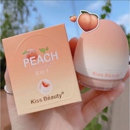 KISS BEAUTY FOUNDATION PEACH 6 IN 1 CREATE A NATURAL COMPLEXION -ZEESTAR KOSMETIK-