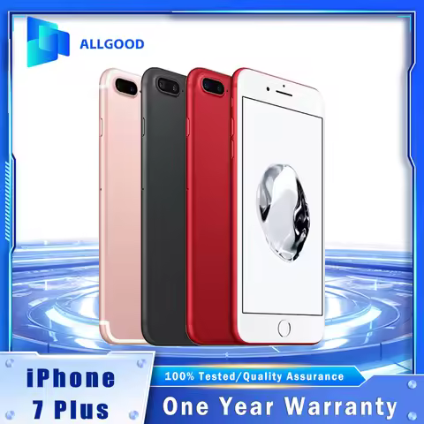 Apple iPhone 7 Plus Original Unlocked 5.5" Retina Dual 12MP Camera Portrait Mode A10 Quad Core 32GB 