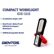 Rechargeable Gentos Japan GZ-113 Work Light COB LED Flashlight