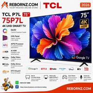 TCL 75" QLED 4K UHD Google TV 2026 75P7L