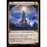 💥 Grand Archive TCG | Iron Halo, Forcefield Node (R) | EN-365— RDO Single Card【Ready Stock】