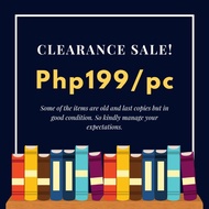 ●Booksale : All At Php199/Pc