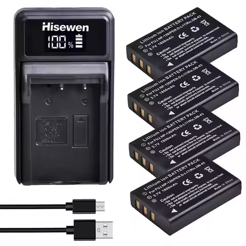 NP-120 NP120 FNP120 DL17 D-L7 DB-43 BP-1500s Battery for Fuji Fujifilm F10 F11 M603 Zoom Pentax MX4 
