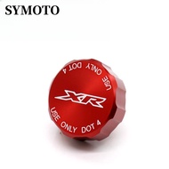 ฝาครอบถังน้ำมันเบรกหลังสำหรับฮอนด้า XR250R XR400R XR650R XR 250 400 650 R 250R 400R 650R รถจักรยานยน