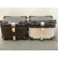 Motorcycle Aluminium Case Top Box X Series normal / leather 45L ( 43cm L x 34CM W x33cm H )