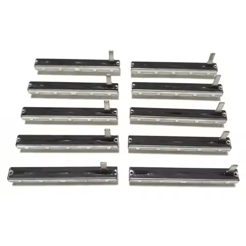 10PCS Mixer Fader 75MM B10K A10K D10K Straight Sliding Potentiometer Dual Channel B103 A103 A203 Han