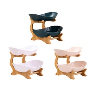 Fruit Tray Racks Table Plates Dinnerware Kitchen Fruit Bowl Partitioned Candy Cake Trays Tableware D