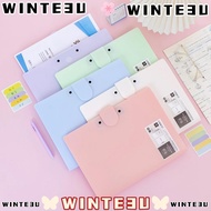 WINTE3U A4 File Folder, Dirtyproof Multifunctional Document Bag, High Quality Simple Waterproof Work