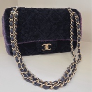 CHANEL 紫色毛呢 CF 30開