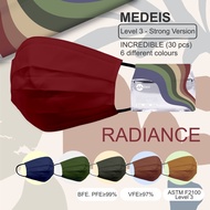 Radiance | Medeis Medical Mask | BFE 99% | CE/FDA/TYPE IIR EN14683 ASTM [4D Collection]