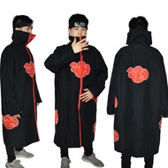 Anime Naruto Uchiha Itachi/Akatsuki Cosplay Halloween Christmas Party Costume Cloak Cape