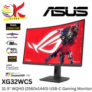 ASUS 31.5" ROG STRIX XG32WCS WQHD (2560x1440 @180Hz) USB TYPE-C CURVED VA PANEL LCD GAMING MONITOR P