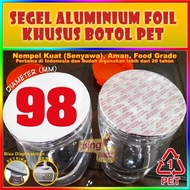 SEAL SEGEL ALUMINIUM FOIL PET 98 MM (100 PCS - SETRIKA)
