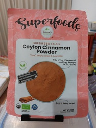 肉桂粉一定要錫蘭(HKTVmall原價$85)Organic Ceylon Cinnamon Powder HKTVmall Original Price$85 功效:降低(壞)膽固醇三酸甘油酯，維持