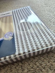 布料滌綸直條紋浴簾 Fabric Polyester Shower Curtain