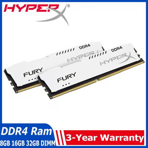 HyperX Fury Memoria DDR4 Computer Memory 8GB 16GB 32GB 3200MHz 2666MHz 3600MHz 2400MHz 2133MHz Ram D