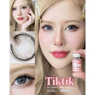 🔥คอนแทคเลนส์ Hydrogel✨ขนาดบิ๊กอาย โตมาก✨  Tiktik  (Roze)สายตาปกติ แถมตลับฟรีจ้า