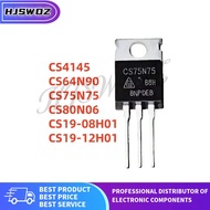 10pcs CS75N75 CS19-08H01 CS19-12H01 CS4145 CS80N06 CS64N90 TO-220 MOS Transistor In Stock mos in sto