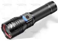 Lampu Senter LED Jarak Jauh/Senter Smiling Shark SD7009 M80 Super Terang Powerbank Type-C Rechargeab