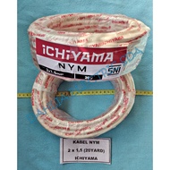 NYM CABLE 2X1.5 20Y ICHIYAMA SNI