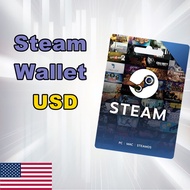 บัตร Steam Wallet USD Gift Card Code (for US Account)