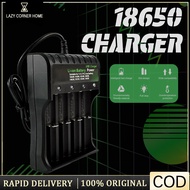 Battery Charger 4 Slots Lithium Ion 18650/14500 Battery Charger Portable Travel USB Charger DC 4.2V