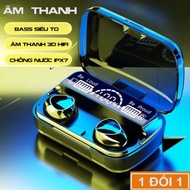 Tai Nghe Bluetooth Không Dây M10 Pro Pin Trâu Kiêm Sạc Dự Phòng Nghe Nhạc Cực Hay Chơi Game Không Độ